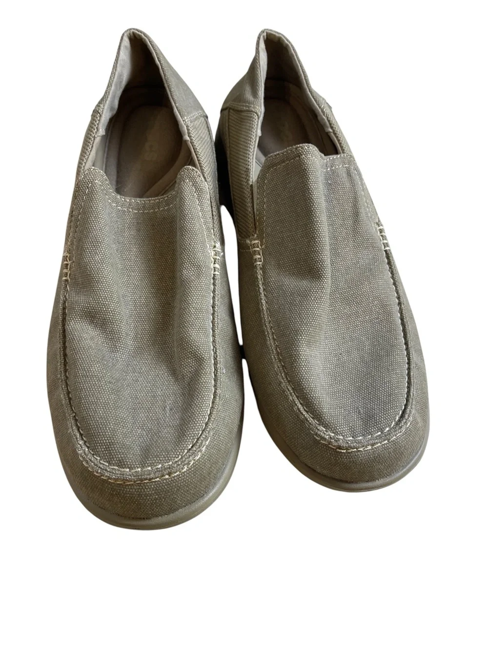 Men’s Crocs Loafers tan size 13